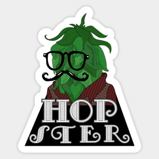 A Hipster Hop Sticker